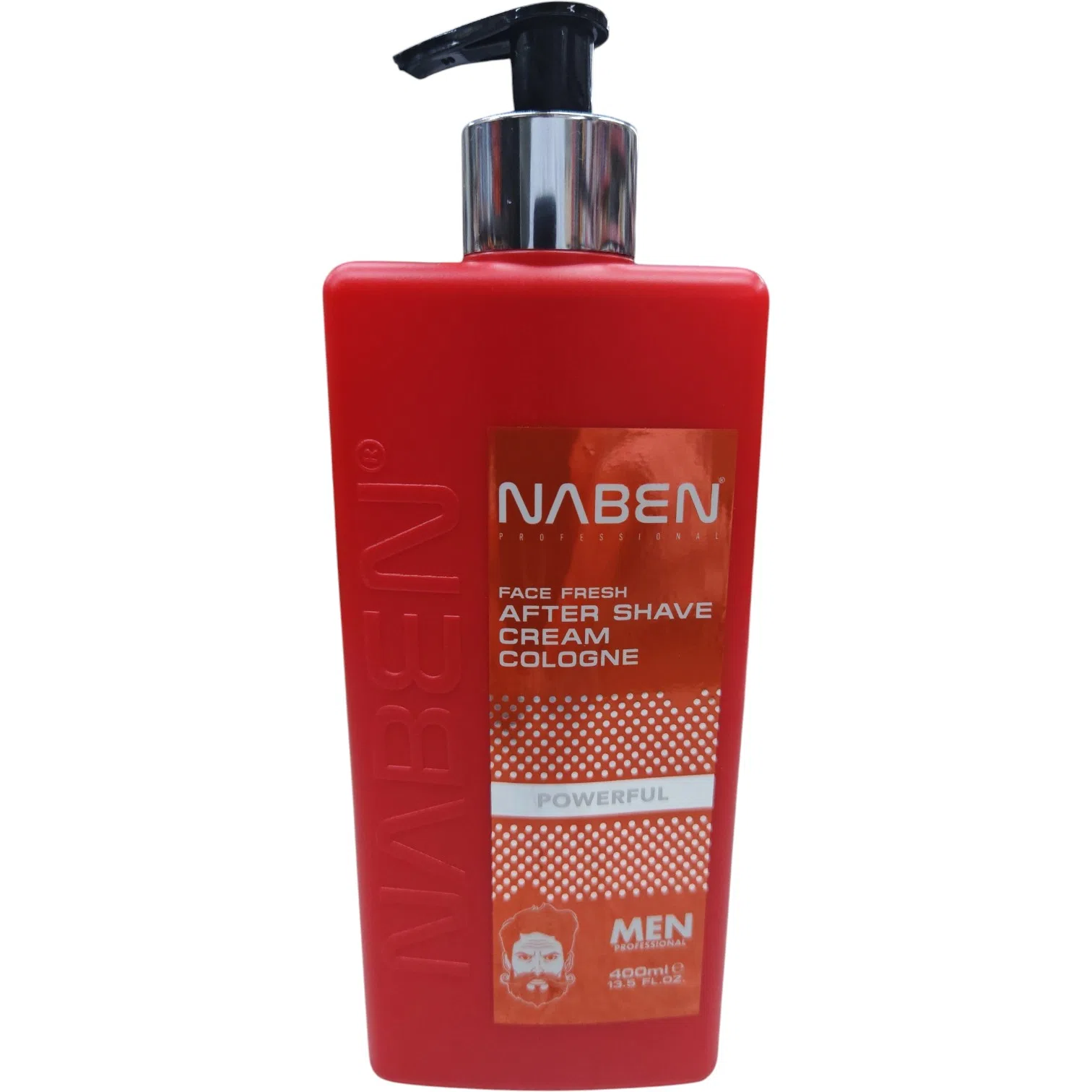 Naben Cream Cologne Powerfull-Kırmızı- 400 Ml